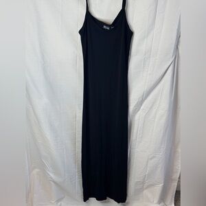 New York & Company Black Spaghetti-Strap Maxi Dress